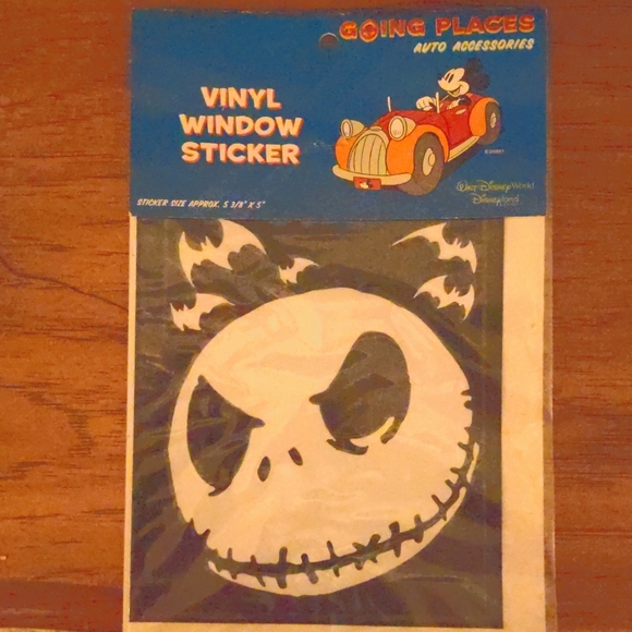 Nightmare Before Christmas Jack Vinyl Sticker - Picture 1 of 7